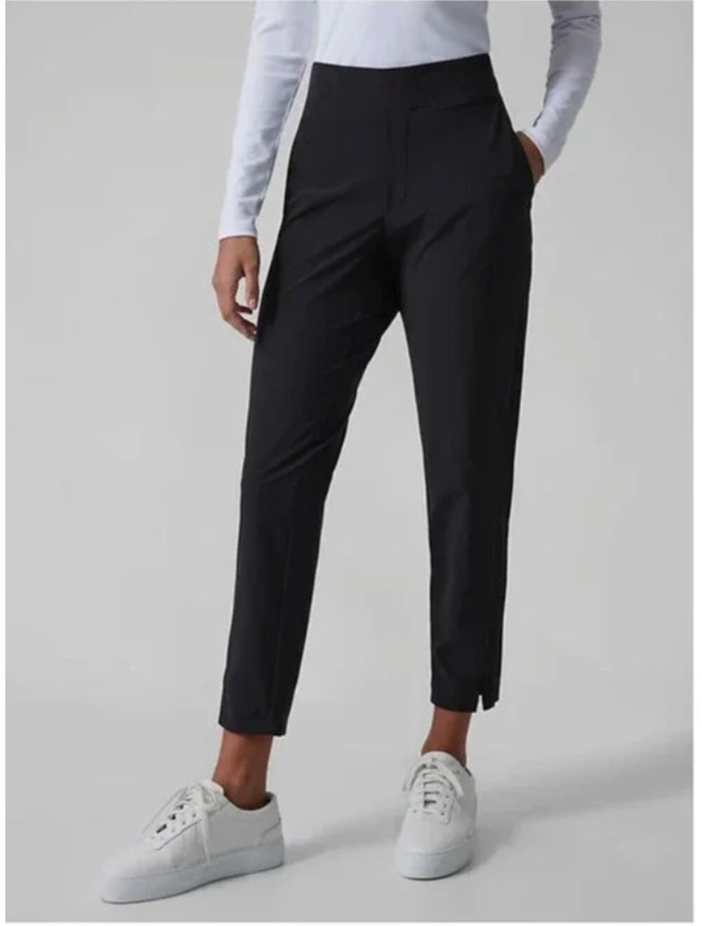 ATHLETA Brooklyn Ankle Pant in Black // 10